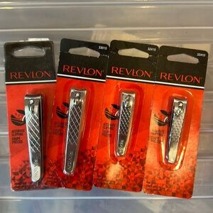 4 revlon nail clippers new
